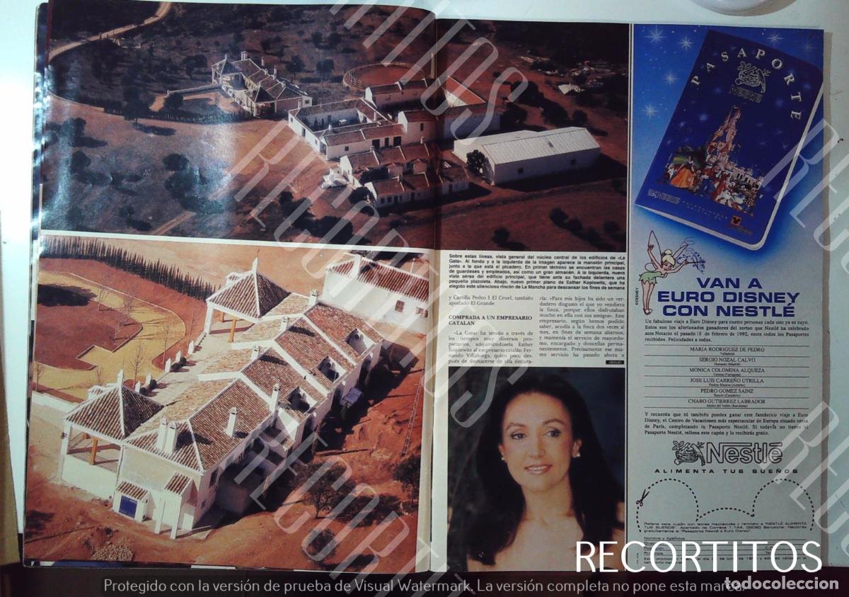 M&uacute;sica de cole&ccedil;&atilde;o: ESTHER KOPLOWITZ FINCA EN LA MANCHA EURO DISNEY NESTLE PASAPORTE