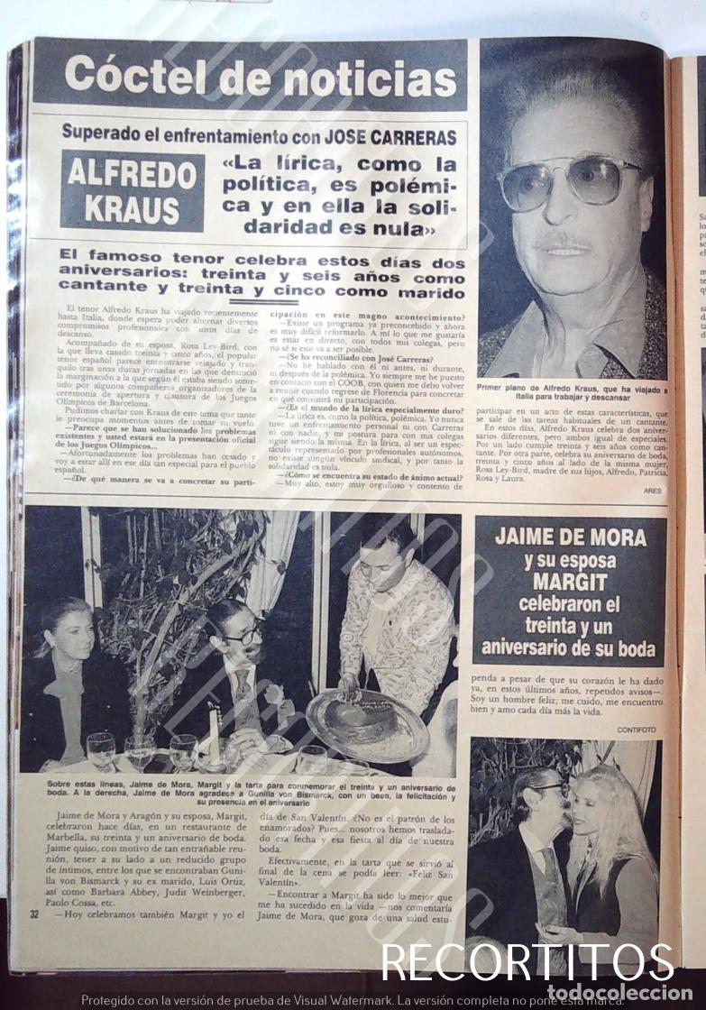 M&uacute;sica de cole&ccedil;&atilde;o: ALFREDO KRAUS GUNILLA VON BISMARCK DON JAIME DE MORA Y ARAGON