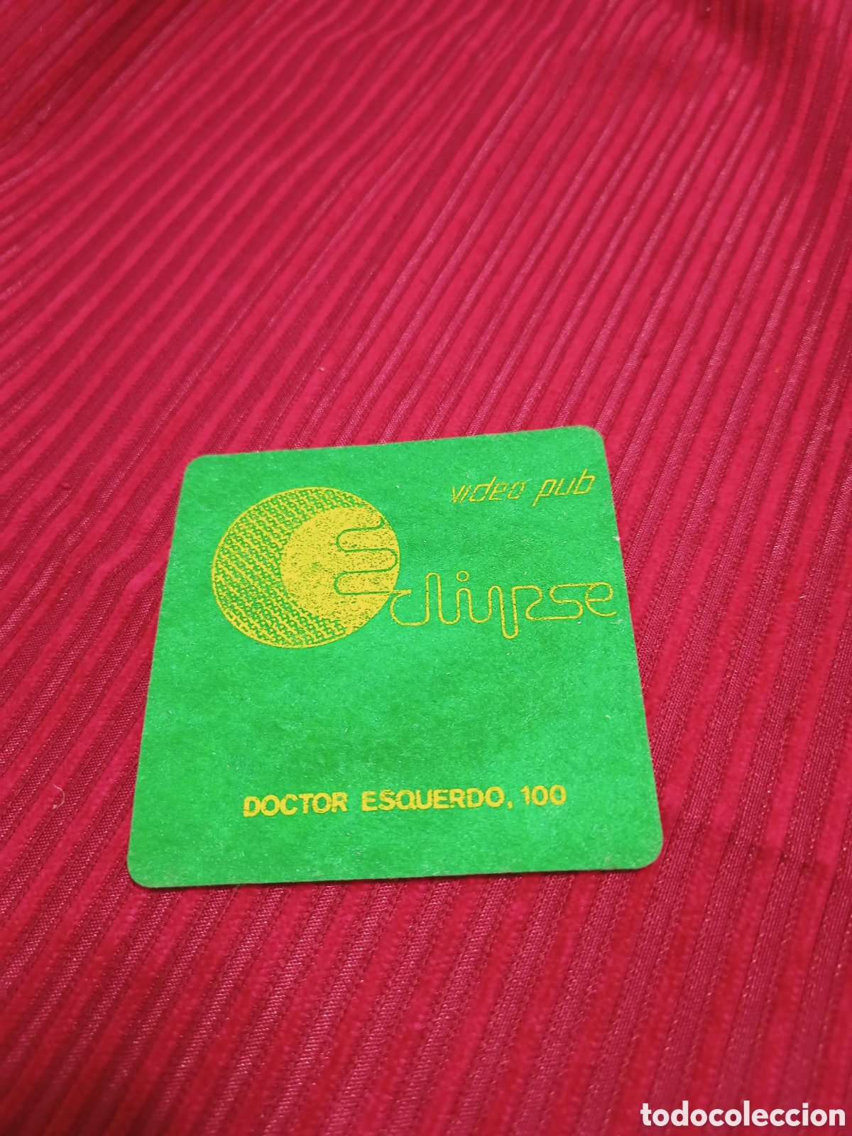 M&uacute;sica de colecci&oacute;n: Antiguo posavasos Eclipse.Video - Pub - Foto 1