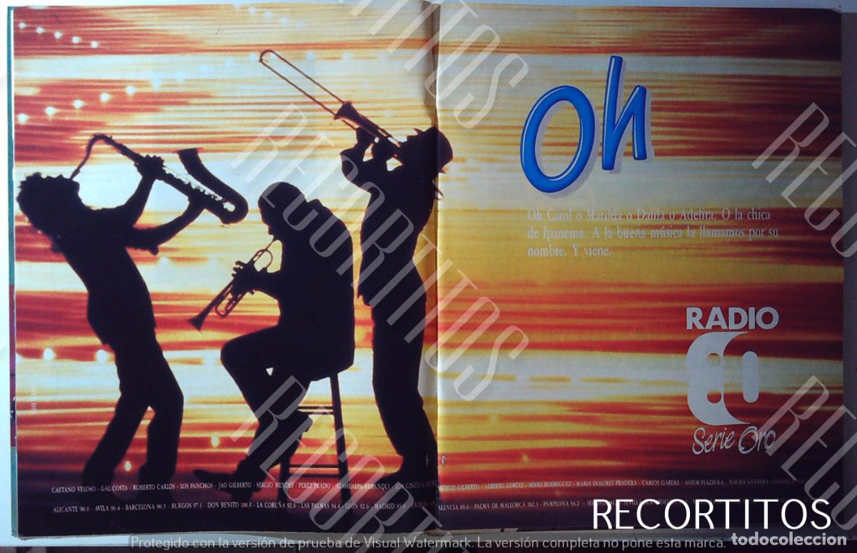 M&uacute;sica de colecci&oacute;n: RADIO 80 SERIE ORO anuncio publicidad
