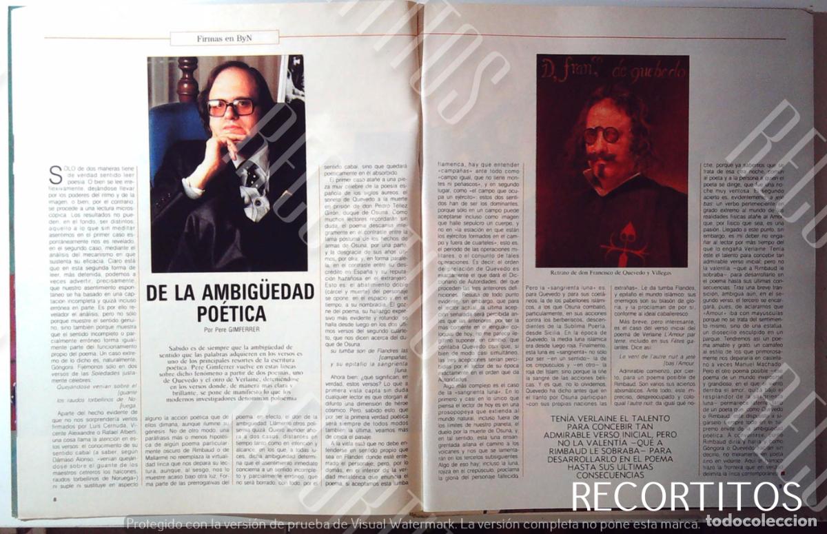 M&uacute;sica de colecci&oacute;n: FRANCISCO DE QUEVEDO Y VILLEGAS PERE GIMFERRER