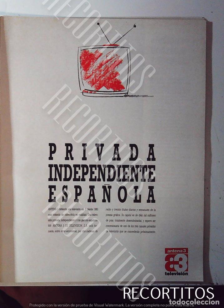 M&uacute;sica de colecci&oacute;n: ANTENA 3 RADIO ANUNCIO PUBLICIDAD