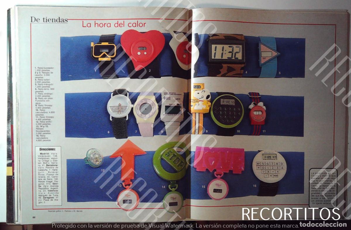 M&uacute;sica de colecci&oacute;n: BAZAR RELOJES DE PULSERA