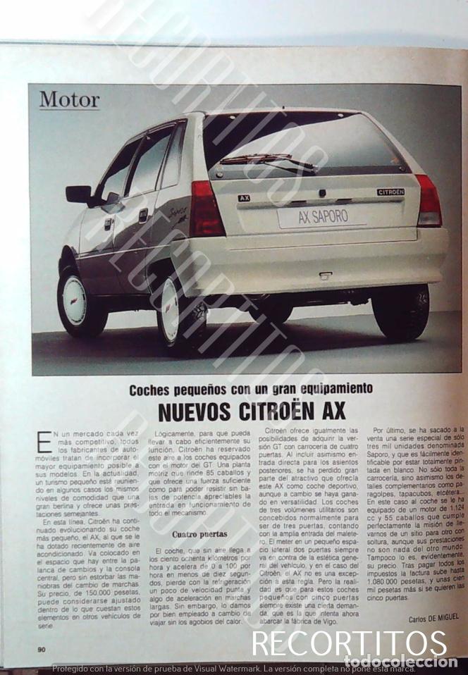 M&uacute;sica de colecci&oacute;n: MOTOR CITROEN AX AUTO - Foto 1