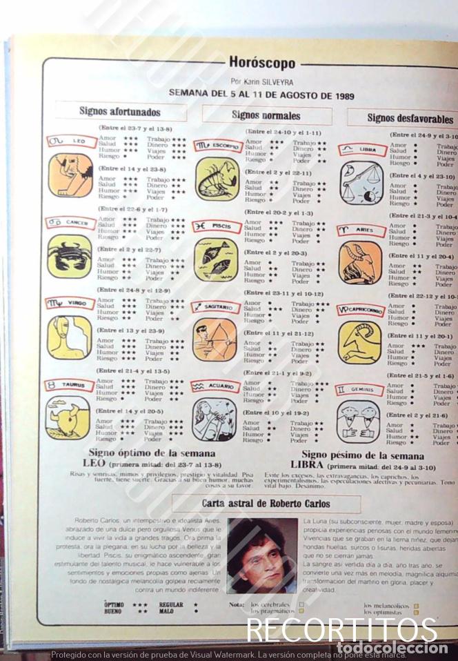 M&uacute;sica de colecci&oacute;n: ROBERTO CARLOS CARTA ASTRAL