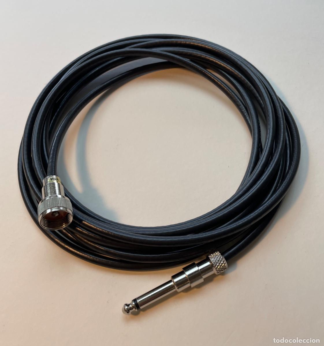 M&uacute;sica de colecci&oacute;n: Cable de guitarra con jack vintage conexi&oacute;n a rosca.