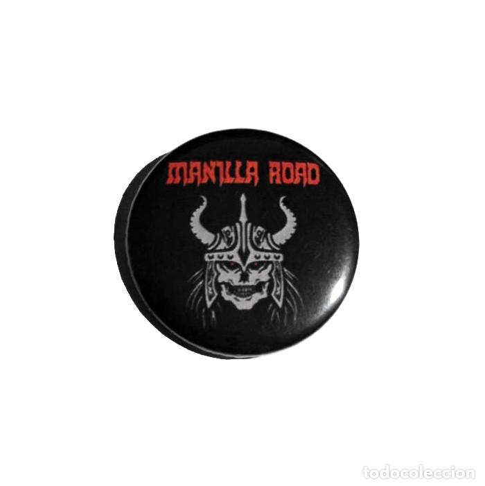 M&uacute;sica de colecci&oacute;n: MANILLA ROAD - LOGO CHAPA 31MM (CON IMPERDIBLE) - HEAVY METAL