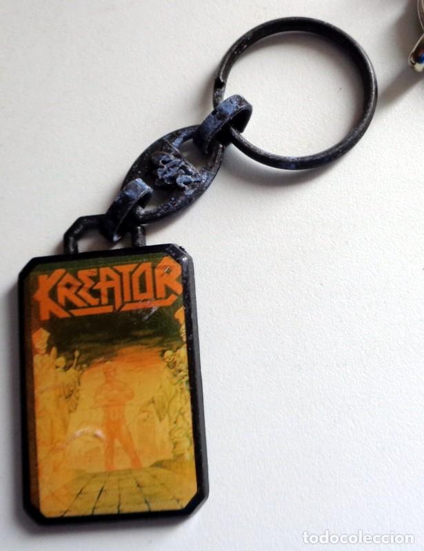 M&uacute;sica de cole&ccedil;&atilde;o: LLAVERO KEYRING GRUPO HEAVY METAL THRASH METAL KREATOR. GERMANY. ANTIGUO. HARD ROCK