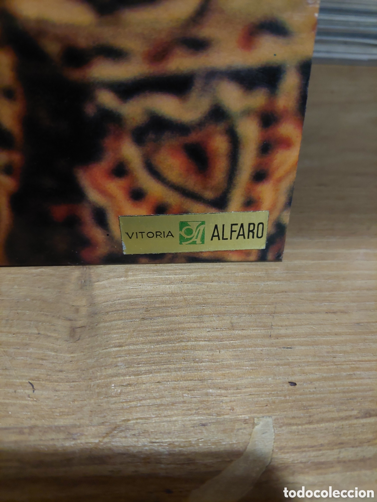 M&uacute;sica de colecci&oacute;n: Pegatina discos alfaro victoria - Foto 1