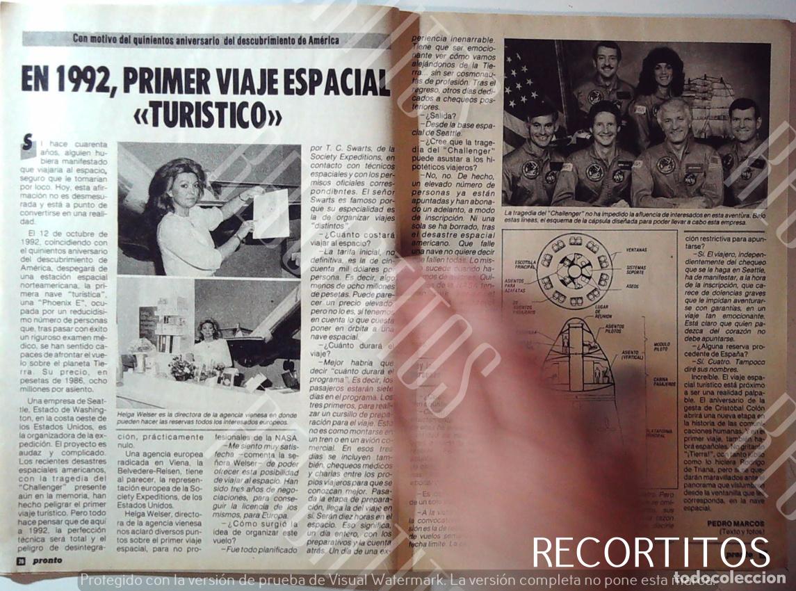M&uacute;sica de colecci&oacute;n: 1992 PRIMER VIAJE ESPACIAL TURISTICO ????