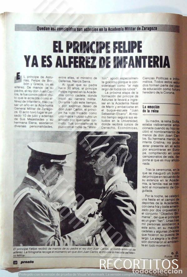 M&uacute;sica de colecci&oacute;n: EL PRINCIPE FELIPE ALFEREZ DE INFANTERIA