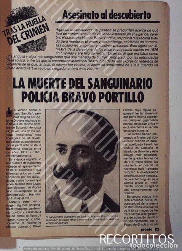 M&uacute;sica de colecci&oacute;n: TRAS LA HUELLA DEL CRIMEN BRAVO PORTILLO