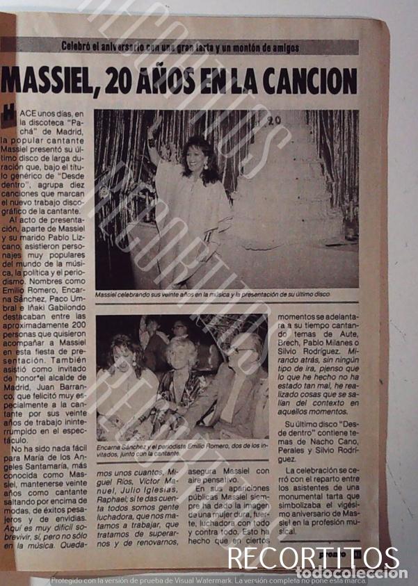 M&uacute;sica de colecci&oacute;n: MASSIEL ENCARNA SANCHEZ EMILIO ROMERO