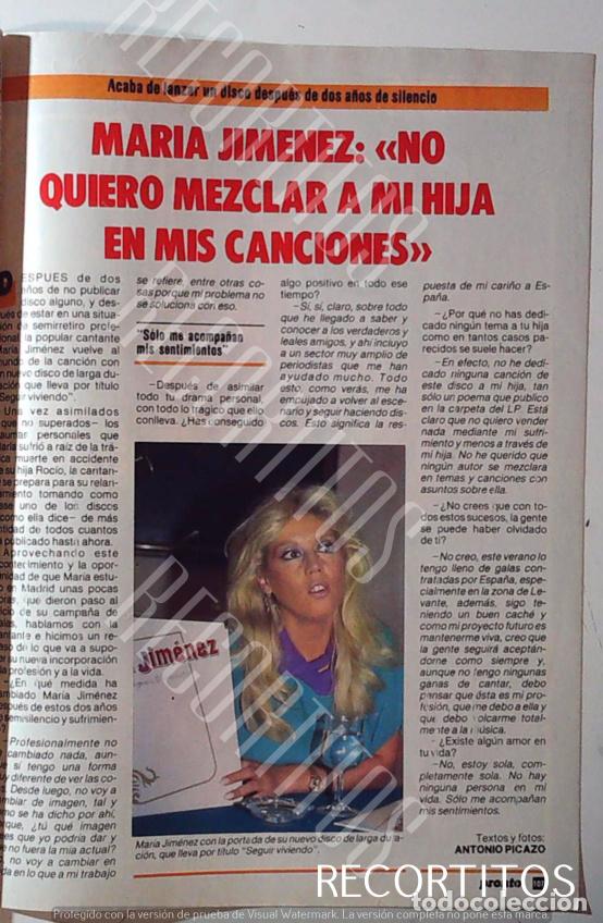 M&uacute;sica de colecci&oacute;n: M ARIA JIMENEZ NUEVO DISCO