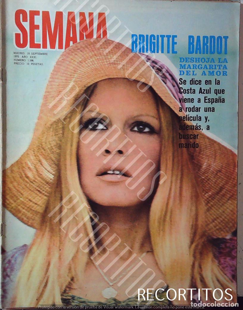 M&uacute;sica de colecci&oacute;n: bb brigitte bardot BB RECORTE PORTADA 1970 - Foto 1