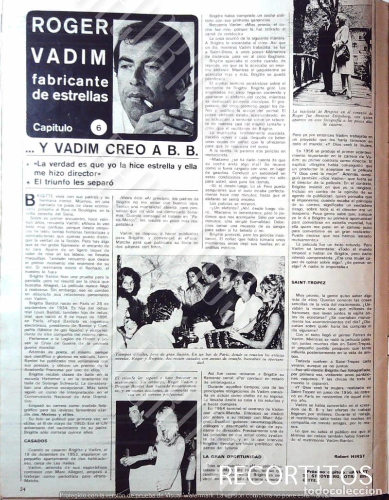 M&uacute;sica de colecci&oacute;n: bb brigitte bardot BB ROGER VADIM - Foto 1