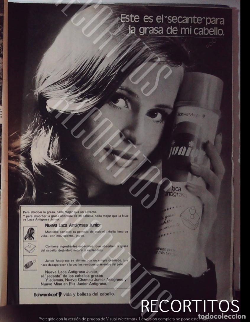 Musiksammlung: SCHWARZKOPF ANUNCIO PUBLICIDAD LACA JUNIOR