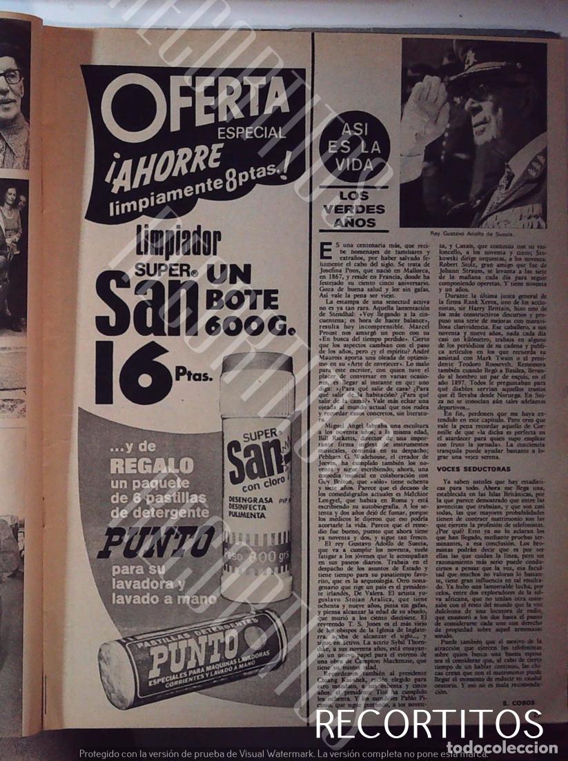 Musiksammlung: REY GUSTAVO ADOLFO DE SUECIA DUPER SAN PUNTO LAVADORAS ANUNCIO PUBLICIDAD