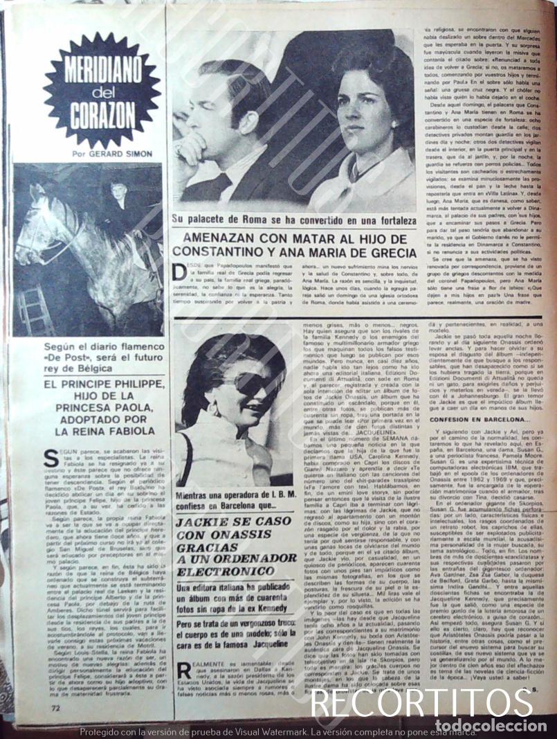 M&uacute;sica de colecci&oacute;n: JACQUELINE KENNEDY ANA MARIA DE GRECIA CONSTANTINO PRINCIPE PHILIPPE DE BELGICA