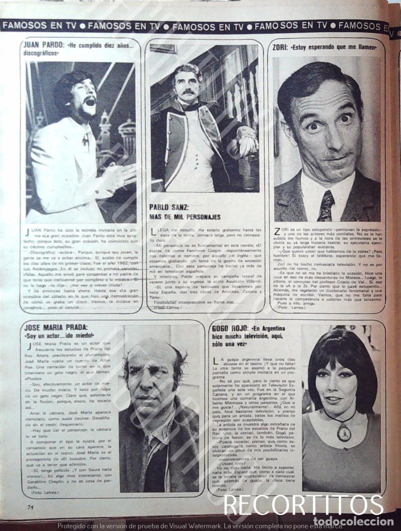 M&uacute;sica de colecci&oacute;n: GOGO ROJO JOSE MARIA PRADA PABLO SAINZ JUAN PARDO ZORI