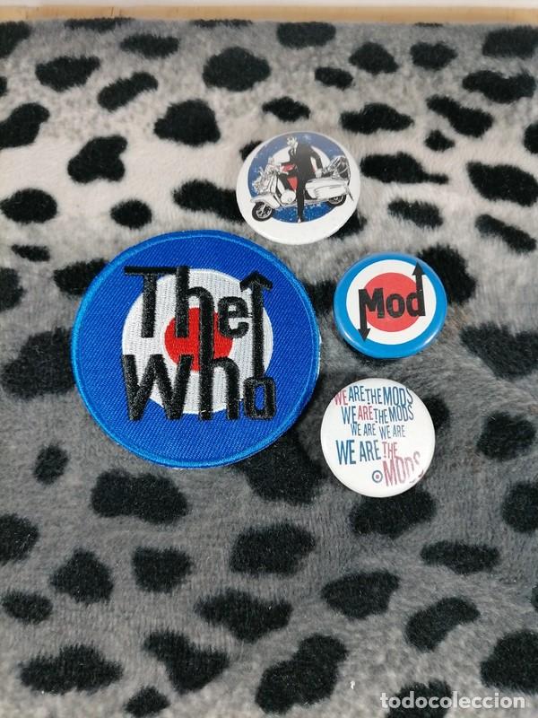 M&uacute;sica de colecci&oacute;n: Parche y chapas The Who Mods - Foto 1