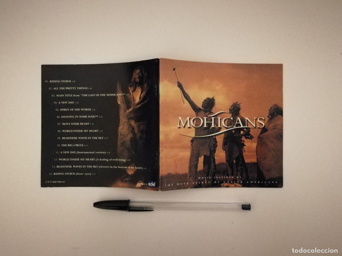 Collectible Music: LIBRETO ORIGINAL DEL CD - MOHICANOS MOHICANS - BANDA SONORA - INDIOS - OST - Fabrizio Baldoni