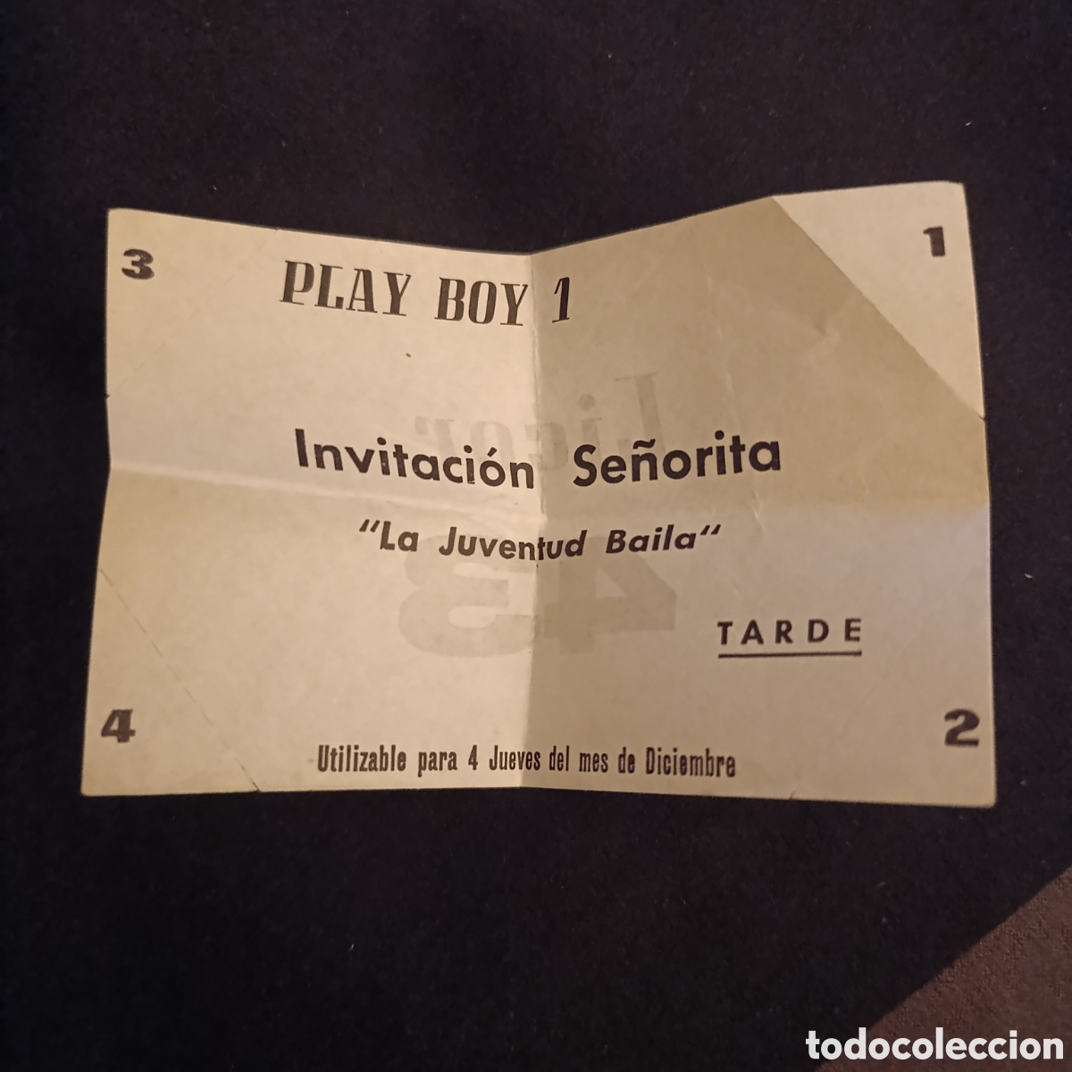 M&uacute;sica de colecci&oacute;n: Entrada discoteca PLAY BOY,a&ntilde;os 80 - Foto 1