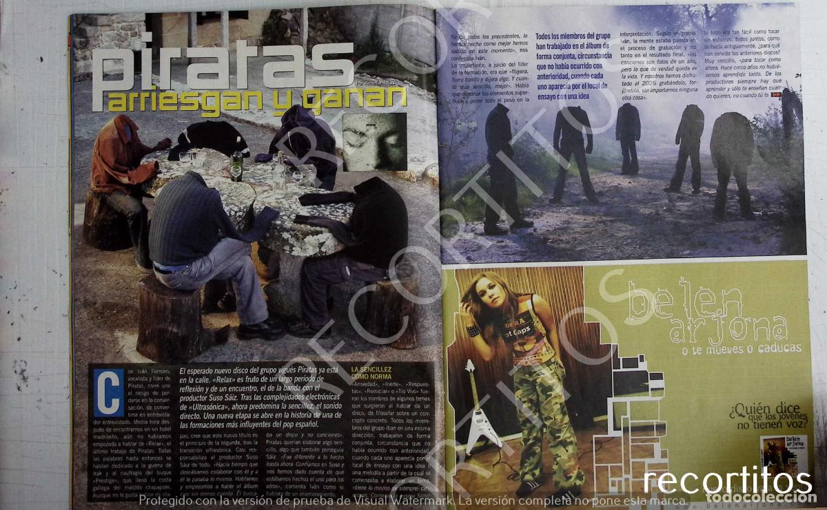 M&uacute;sica de colecci&oacute;n: LOS PIRATAS MUSICA BELEN ARJONA O TE MUEVES O CADucas