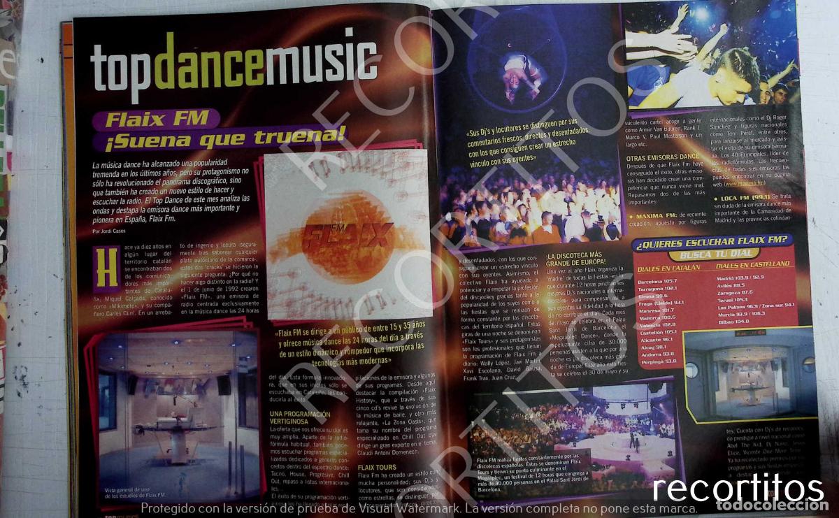 M&uacute;sica de colecci&oacute;n: FLAIX FM TOP DANCE MUSIC - Foto 1