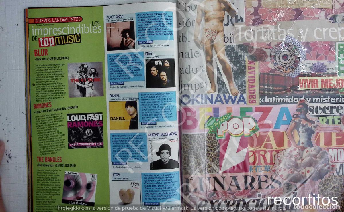 M&uacute;sica de colecci&oacute;n: MACY GRAY BLUR THE BANGLES RAMONES