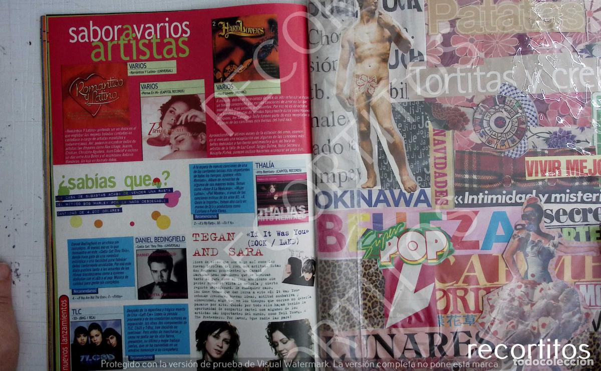 M&uacute;sica de colecci&oacute;n: THALIA TLC DANIEL EDINGFIELD TEGAN AND SARA