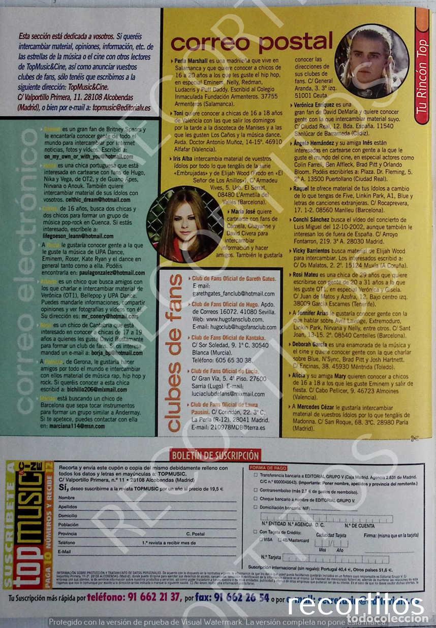 M&uacute;sica de colecci&oacute;n: AVRIL LAVIGNE LEGOLAS CHRISS ODONELL