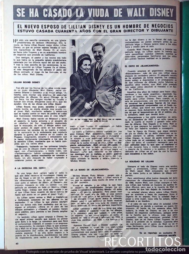 M&uacute;sica de colecci&oacute;n: LA VIUDA DE WALT DISNEY - Foto 1