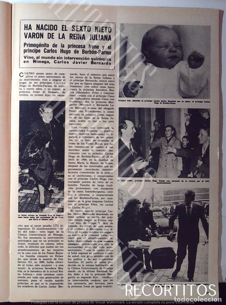 M&uacute;sica de colecci&oacute;n: PRINCESA IRENE DE HOLANDA CARLOS HUGO DE BORBON Y PARMA ALUMBRAMIENTO REINA JULIANA