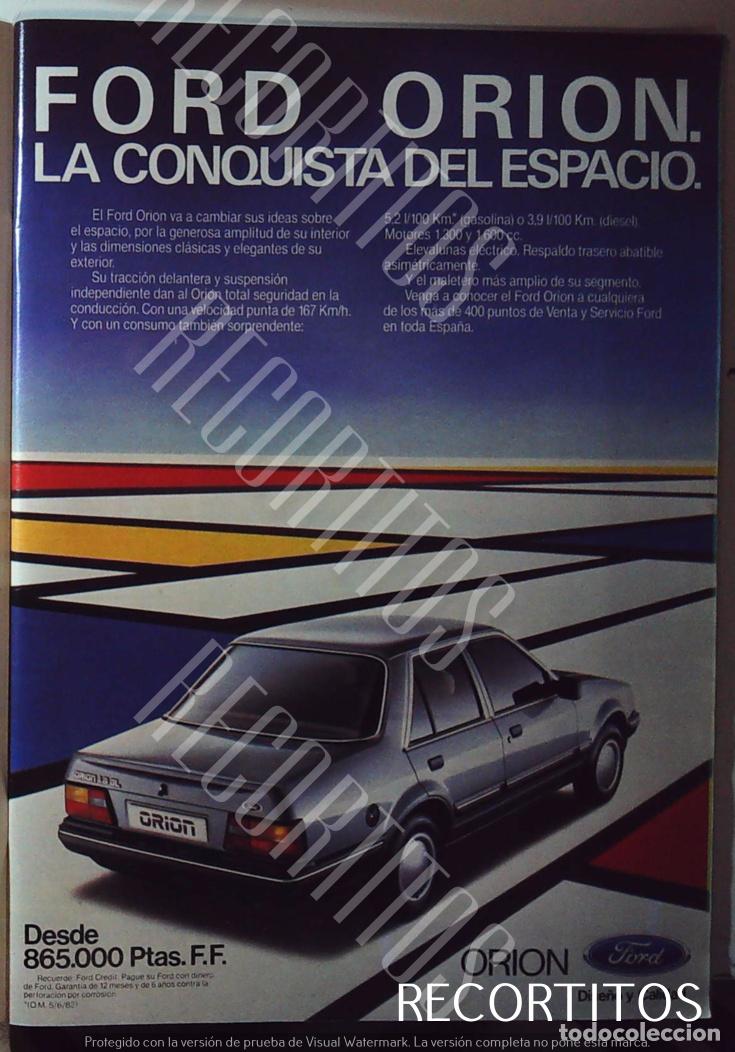 M&uacute;sica de colecci&oacute;n: FORD ORION ANUNCIO PUBLICIDAD