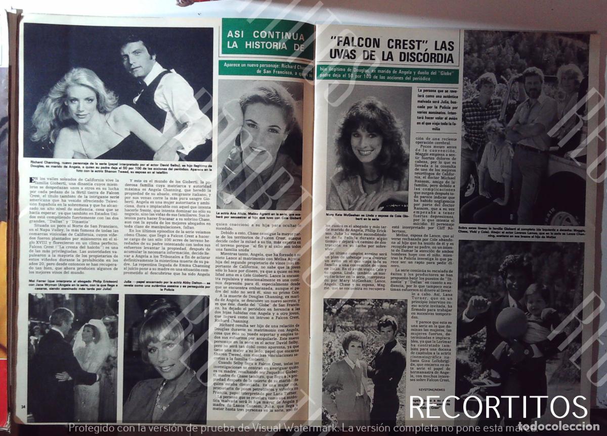 M&uacute;sica de colecci&oacute;n: DAVID SELBY FALCON CREST ANA ALICIA LORENZO LAMAS JANE WYMAN