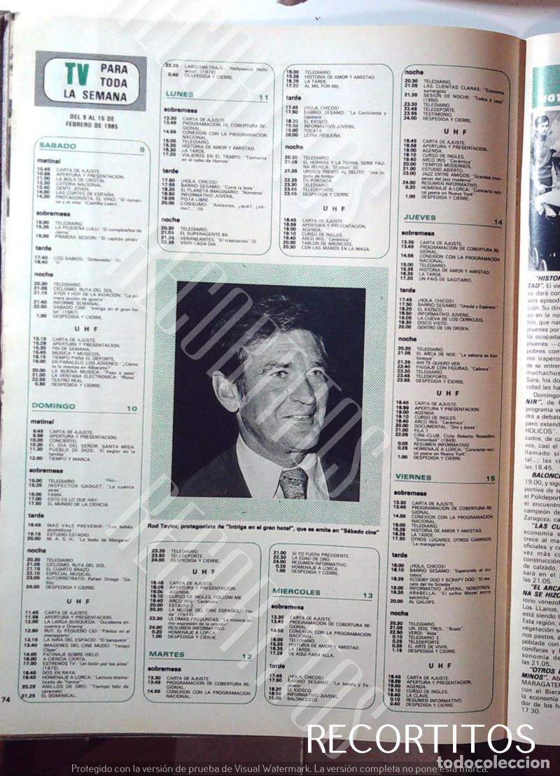 Musiksammlung: rod taylor intriga en el gran hotel