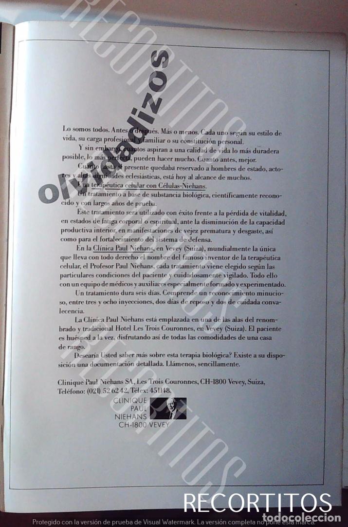 Musiksammlung: CLINICA PAUL NIEHANS ANUNCIO PUBLICIDAD