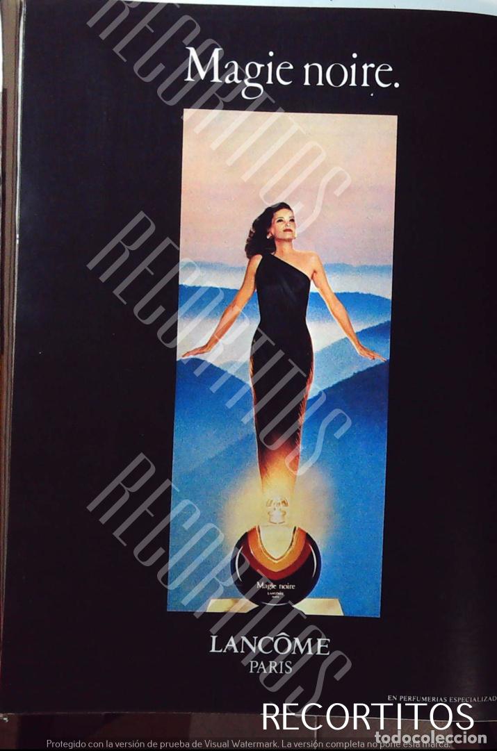 Musiksammlung: lancome paris anuncio publicidad MAGIE NOIRE