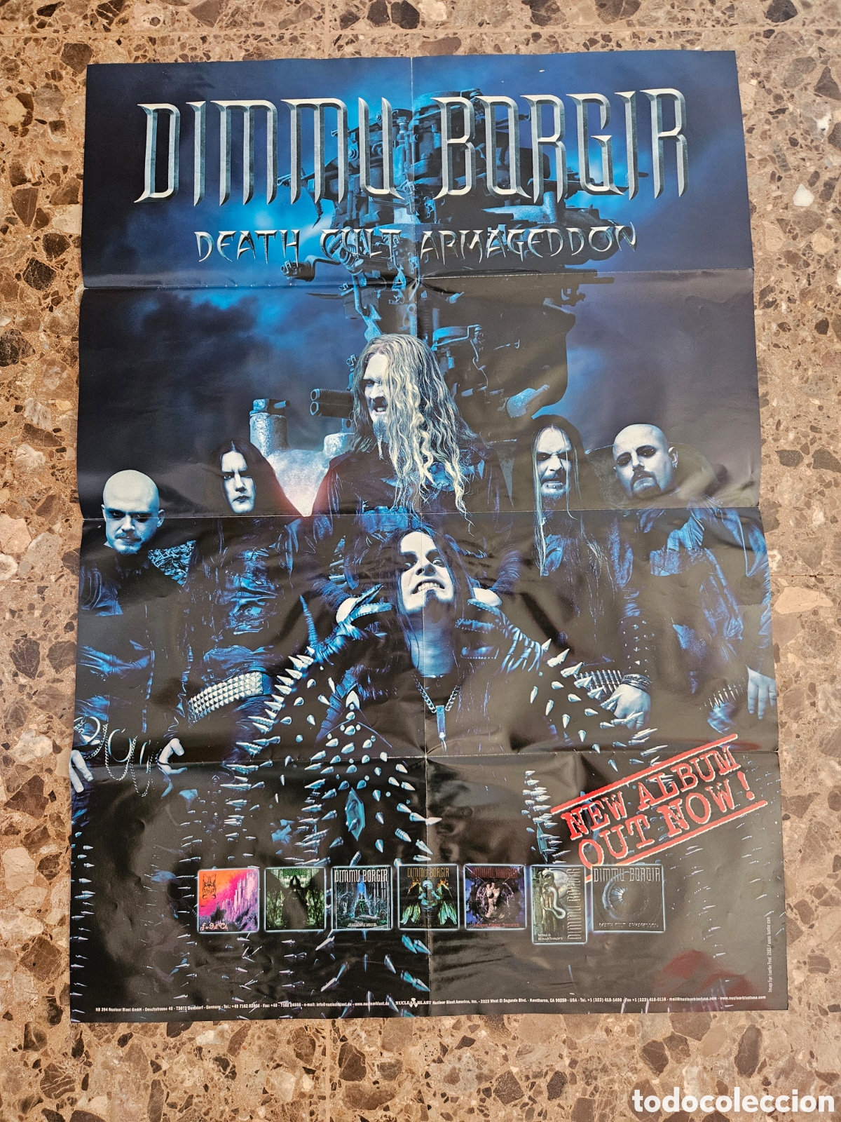 M&uacute;sica de colecci&oacute;n: P&oacute;ster Promo Dimmu Borgir. - Foto 1