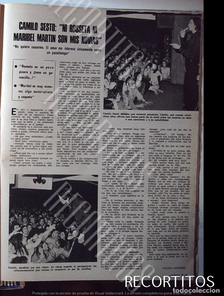 Musiksammlung: CAMILO SESTO MARIBEL MARTIN ROSETTA