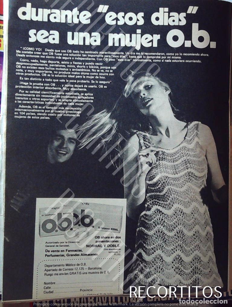 Musiksammlung: ob tampones y compresas anuncio publicidad