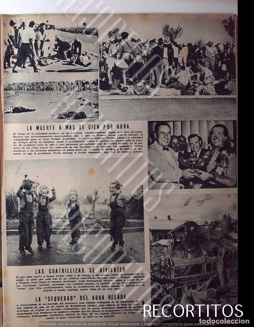 Musique de collection: PERON ASCARI FORMULA 1 CUATRILLIZAS ACCIDENTE