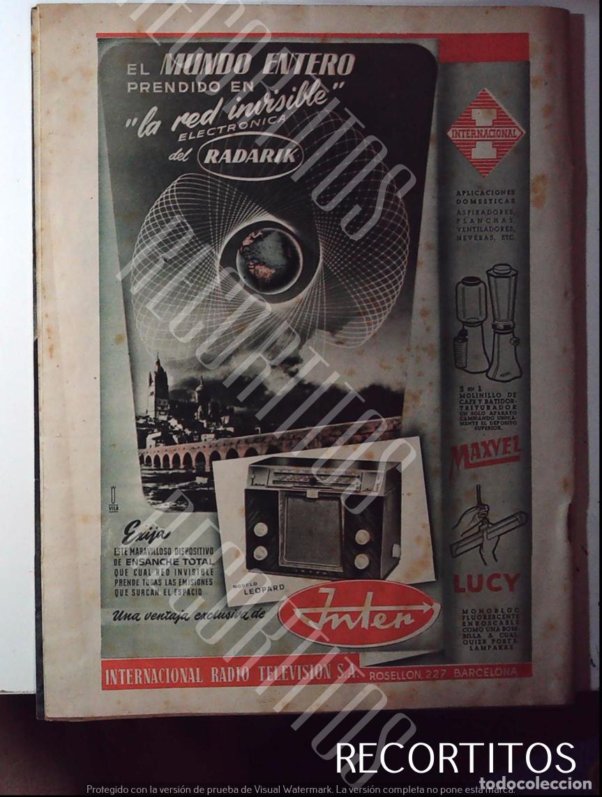 M&uacute;sica de colecci&oacute;n: INTER RADIO ANUNCIO 1953 - Foto 1