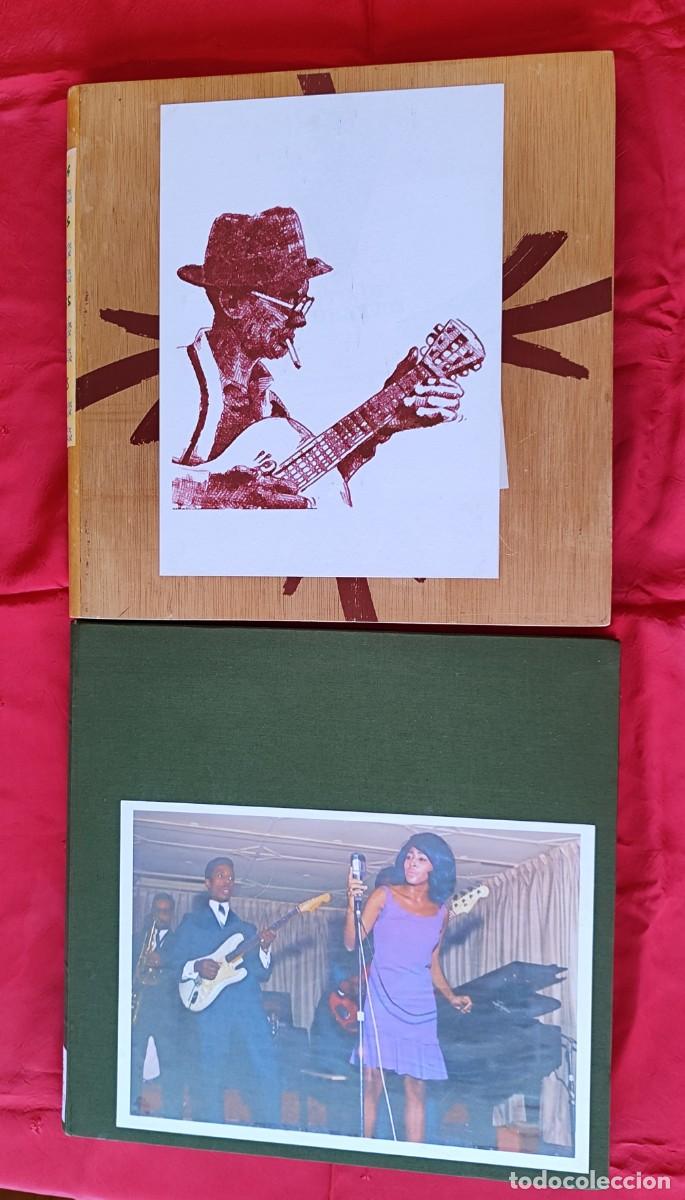 Musique de collection: DOS ESTUCHES TUNEADOS PARA VINILOS LP DE BLUES, R&B, SOUL, ETC.