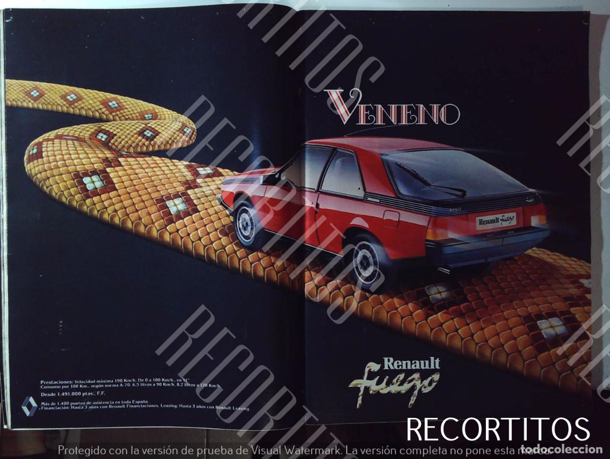 M&uacute;sica de colecci&oacute;n: RENAULT FUEGO VENENO ANUNCIO PUBLICIDAD