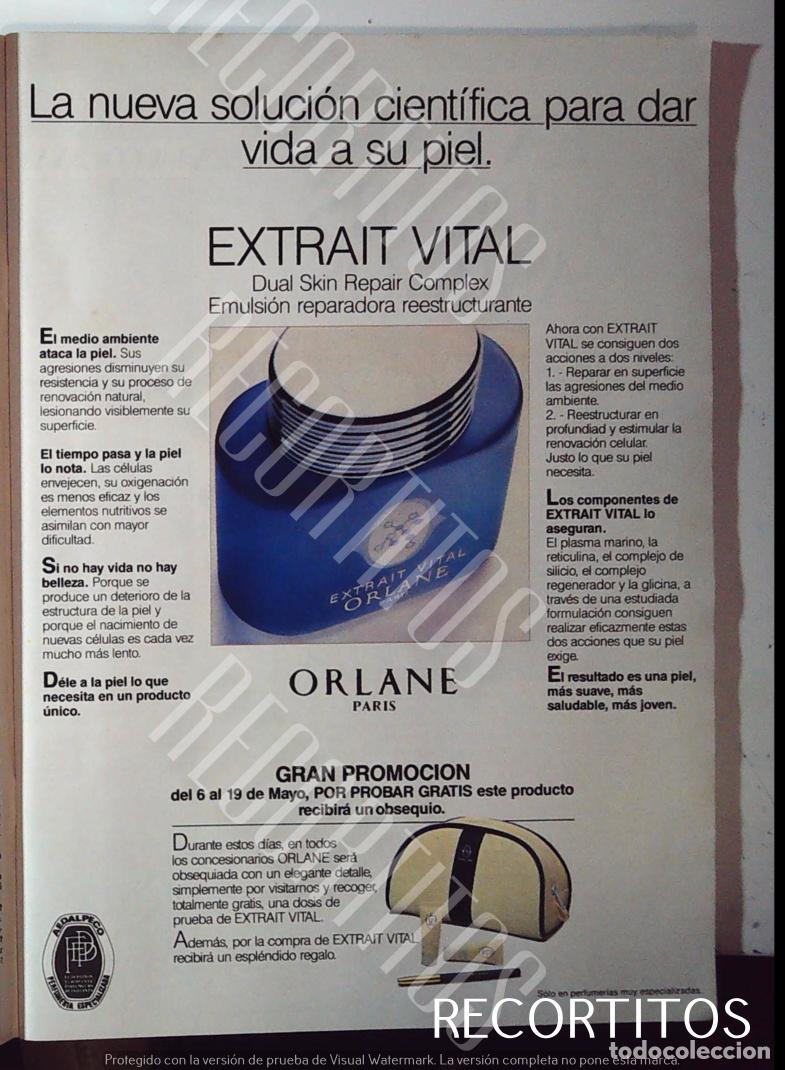 M&uacute;sica de colecci&oacute;n: ORLANE PARIS EXTRAOT VITAL PUBLICIDAD