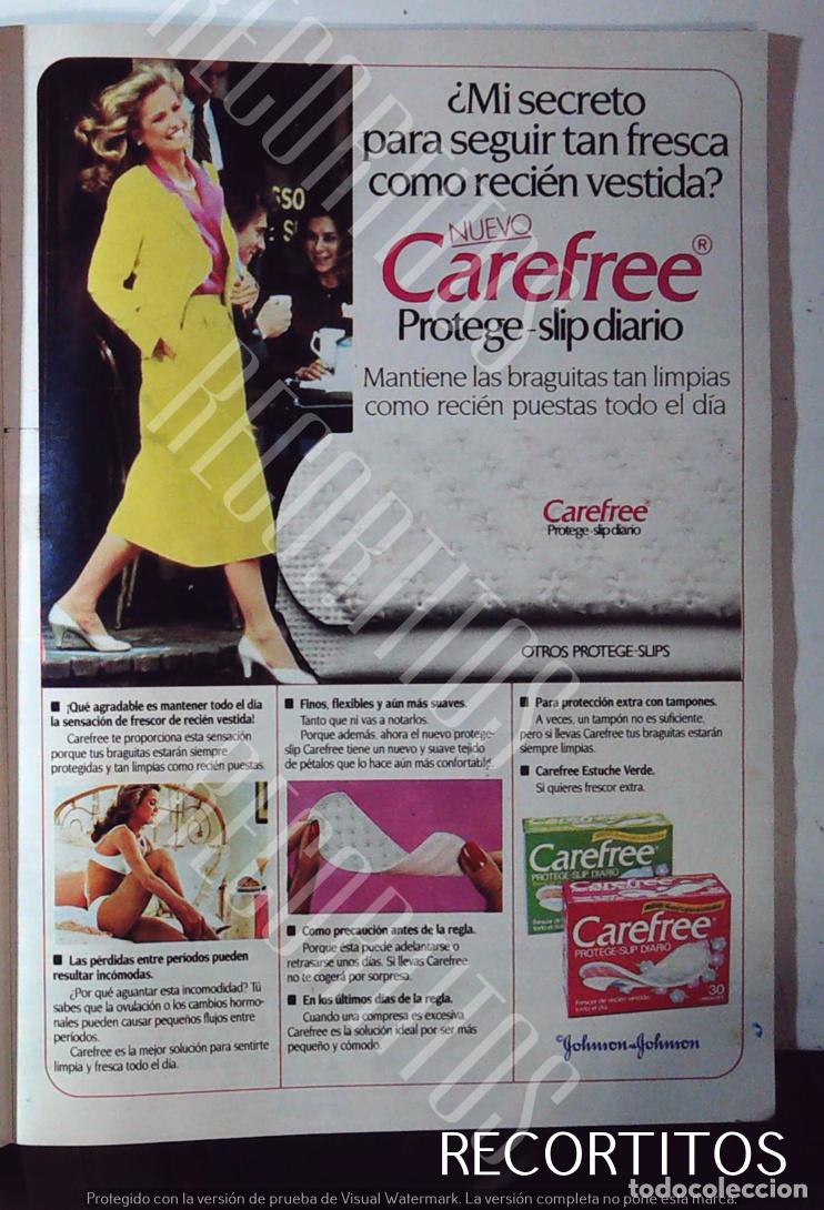 M&uacute;sica de colecci&oacute;n: carefree compresas anuncio publicidad