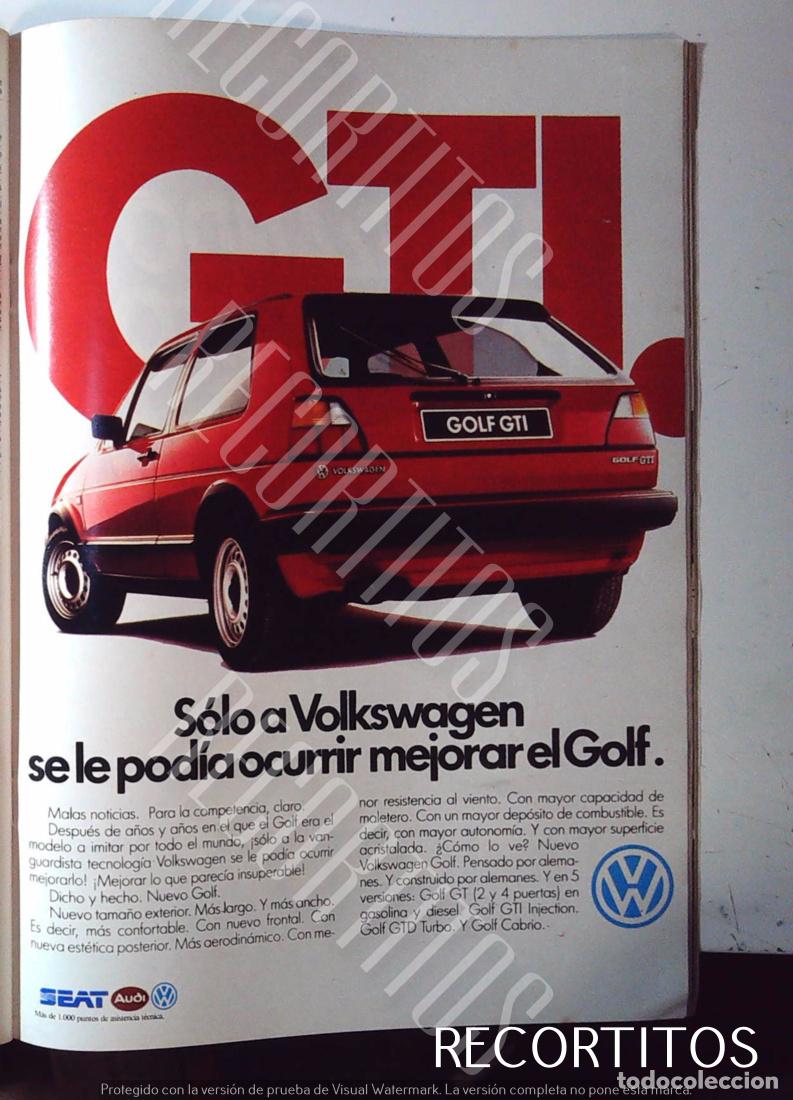 M&uacute;sica de colecci&oacute;n: GOLF GTI TURBO DIESEL ANUNCIO PUBLICIDAD
