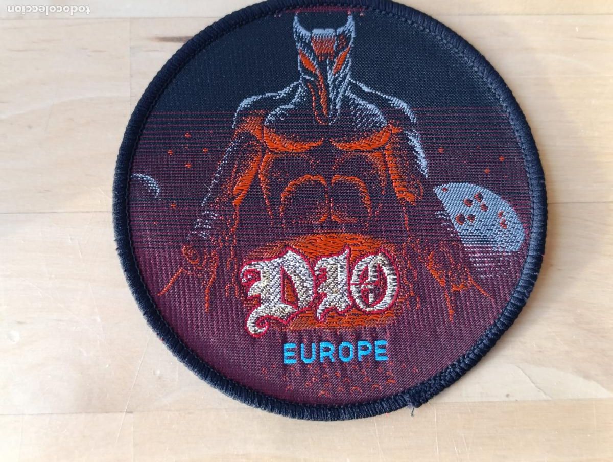M&uacute;sica de colecci&oacute;n: PARCHE DE TELA DIO,EUROPE. - Foto 1